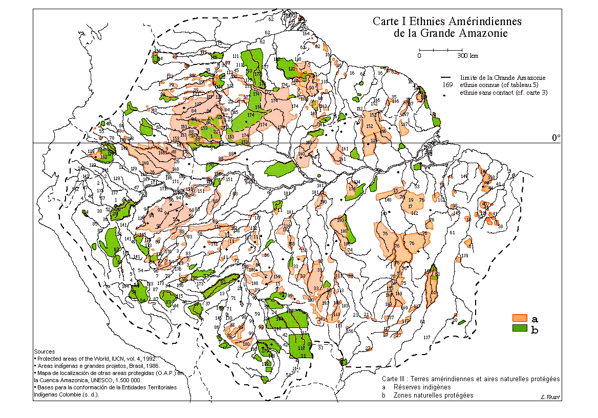 Amazonia - Mapa lingüístico / Linguistic map